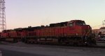 BNSF coal train DPUs